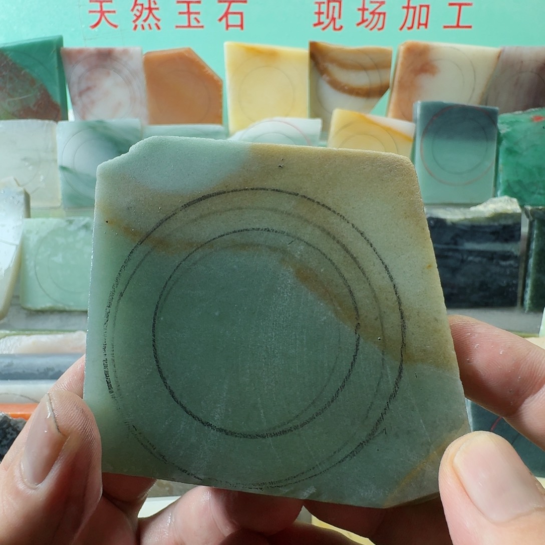 未镶嵌手镯石英质玉东陵玉手镯定制