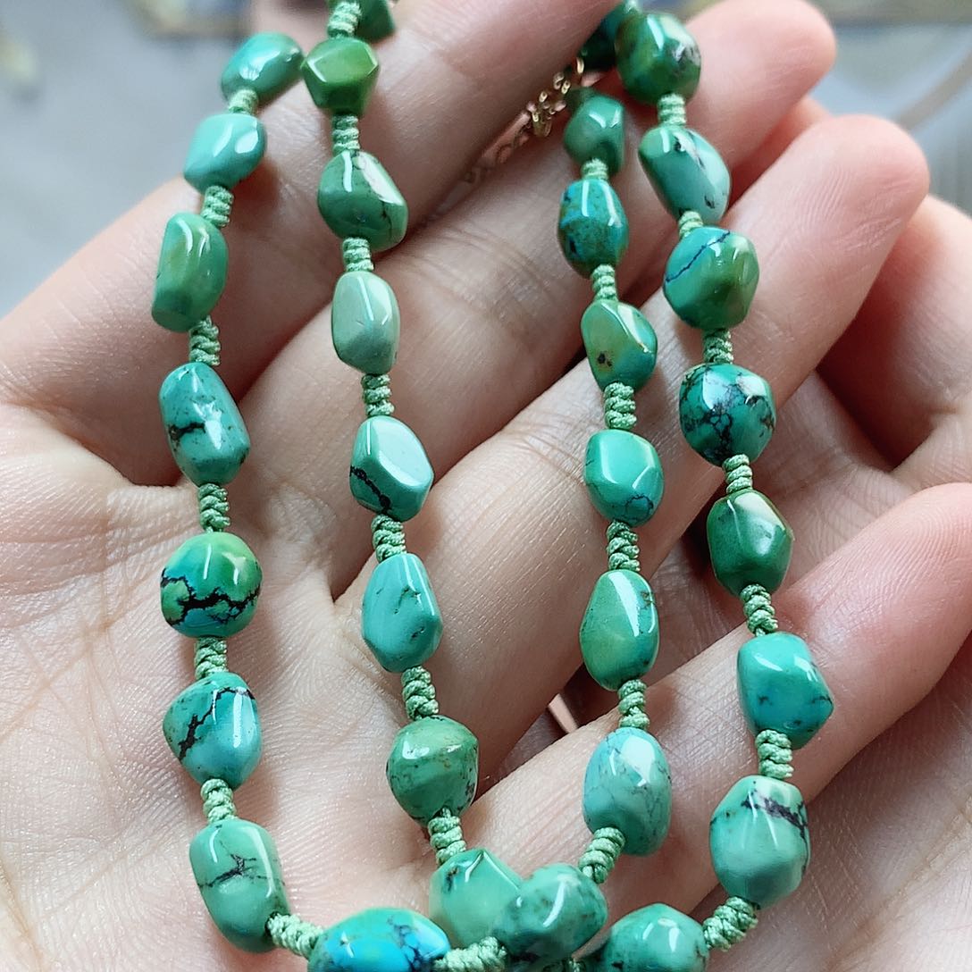 未镶嵌绿松石珠宝奇石