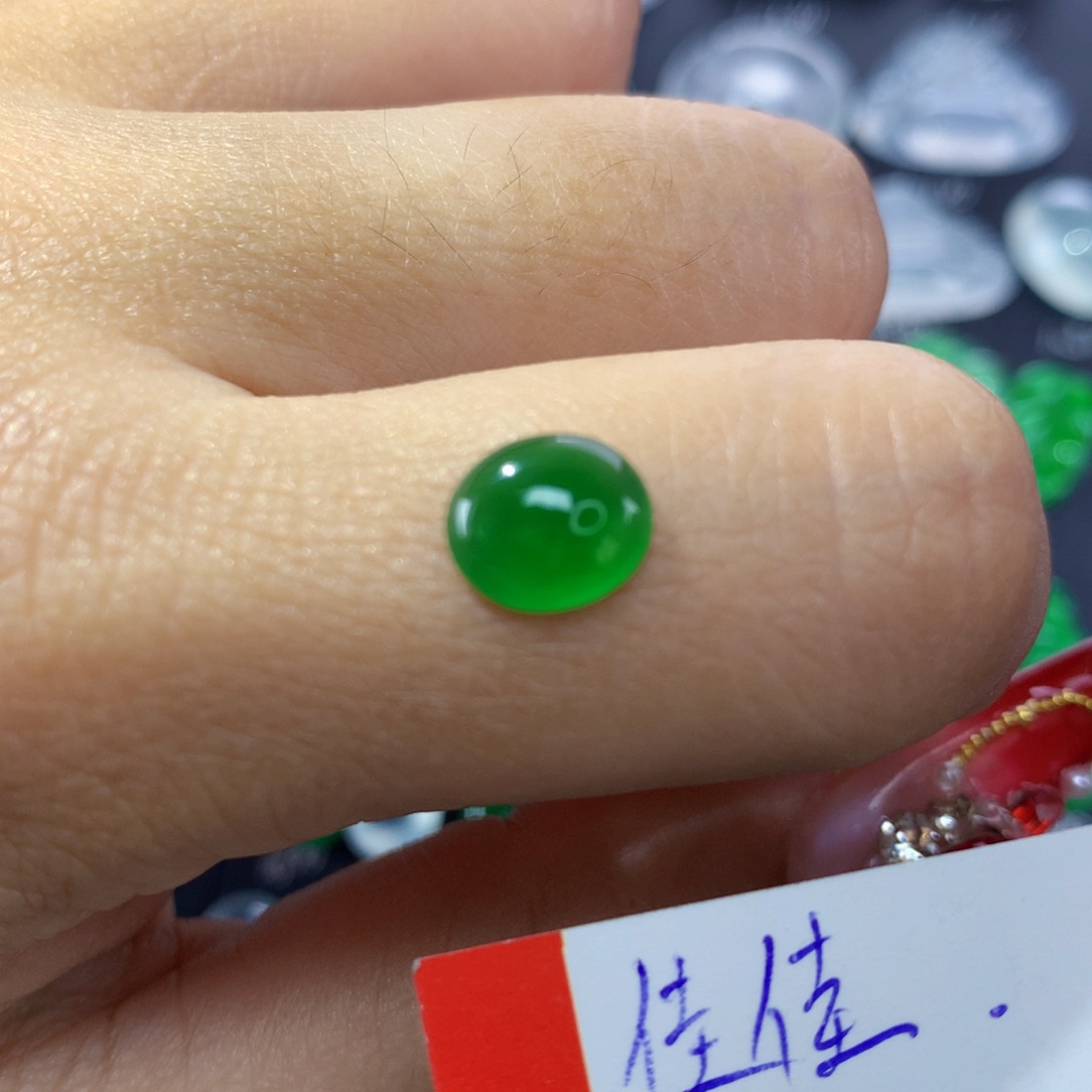 翡翠颈饰未镶嵌纯天然缅甸A货翡翠