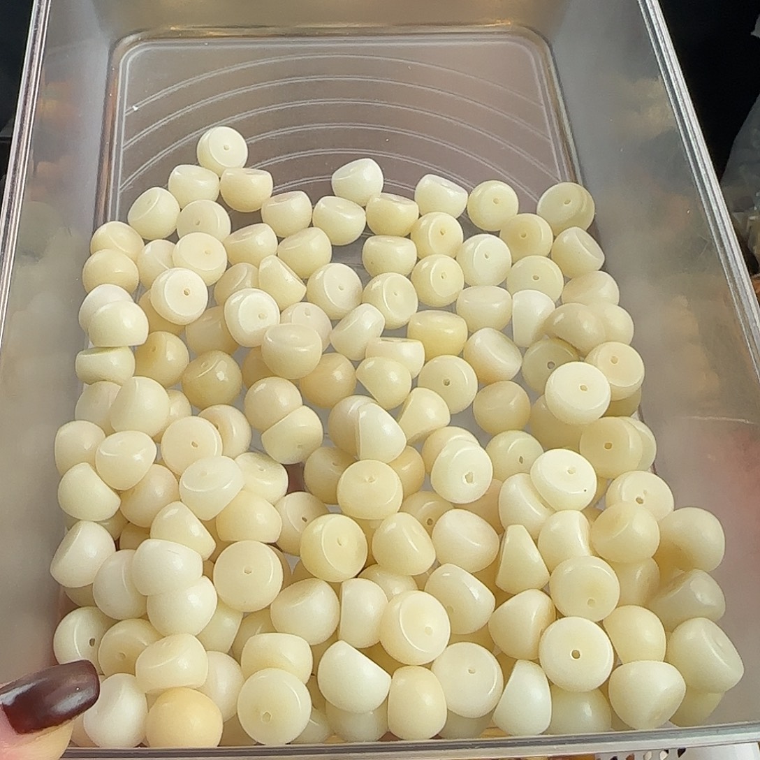 菩提根/象牙果手串微瑕卡14/15奶白蒜瓣50卡牌➕20备珠