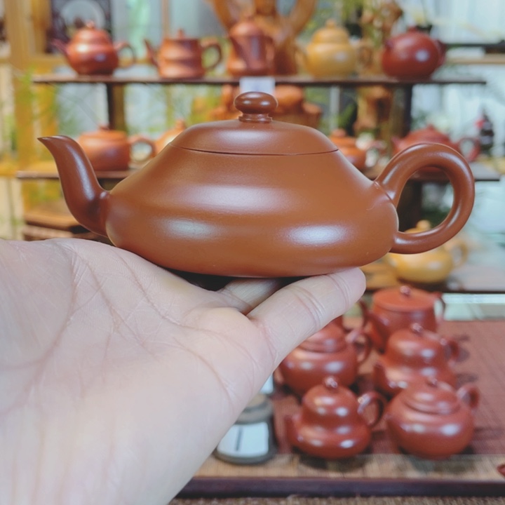 紫砂茶壶W***爷潮州手工手拉壶梨壶