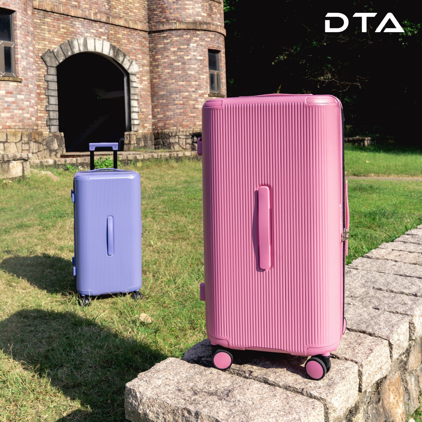 DTA【经典】子母防爆拉链全尺寸大容量行李箱男女拉杆箱加厚密码箱