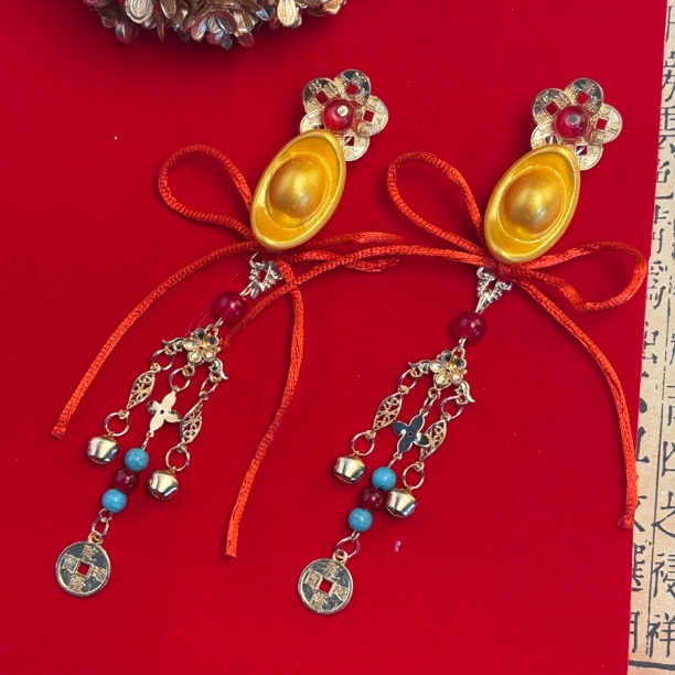 【蝴蝶结元宝】古风汉服配饰