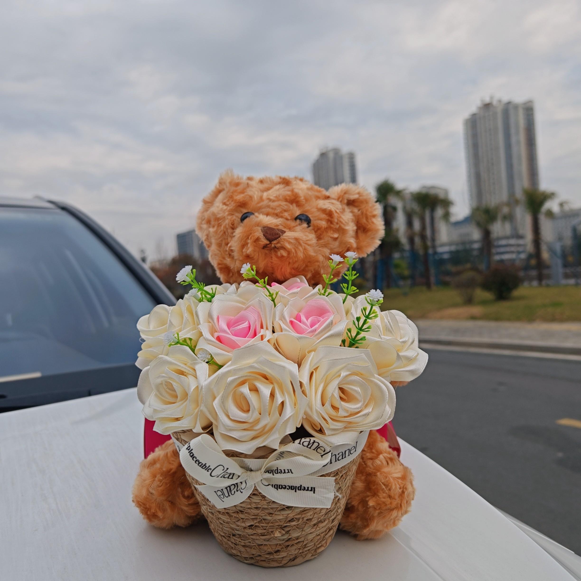 永生花小熊礼盒生日礼物送女朋友老婆闺蜜女生圣诞节告白浪漫惊喜