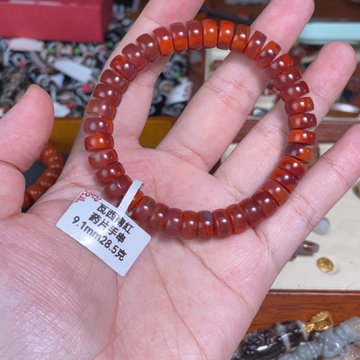 南红玛瑙未镶嵌颈饰110