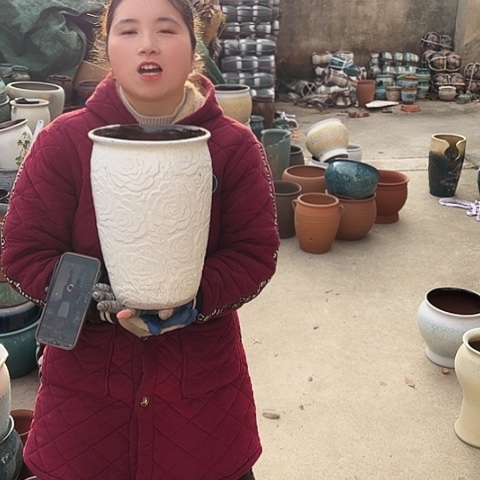 口20高30瑕疵盆子。