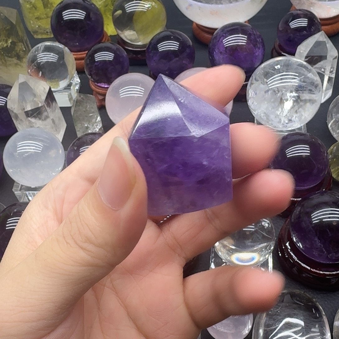 未镶嵌珠宝半成品紫晶