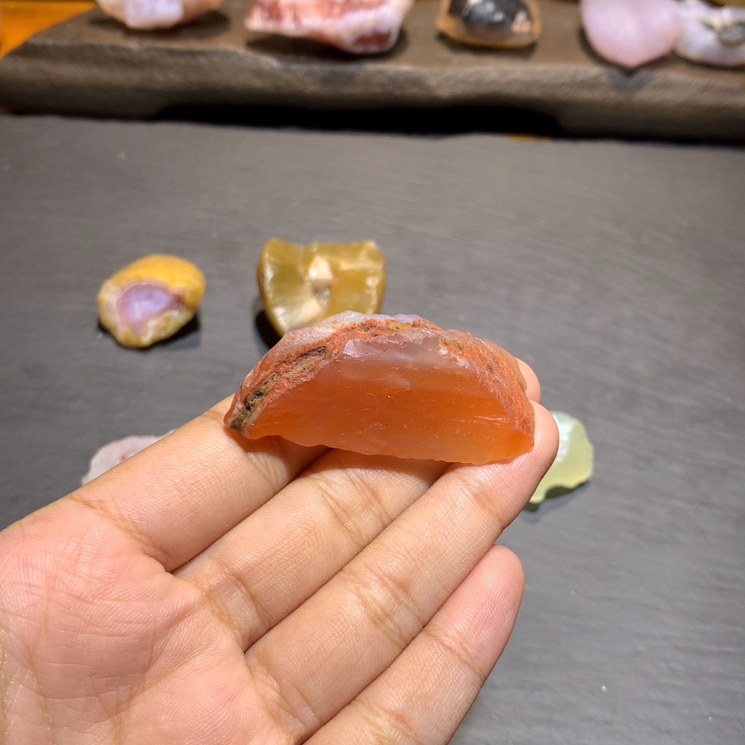 玛瑙/玉髓未镶嵌项链