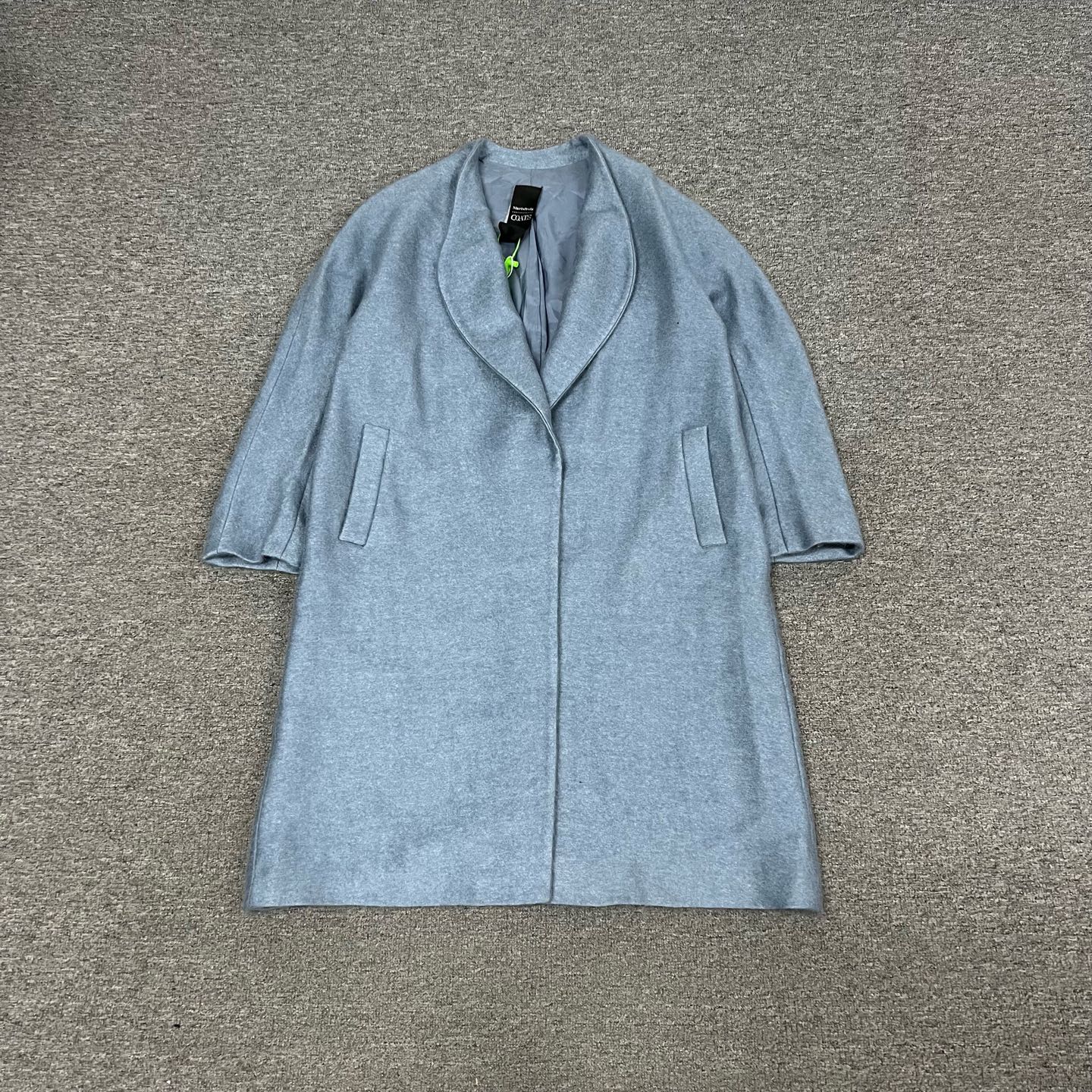 99新 AMIPARIS Marisfrolg 蓝色大衣