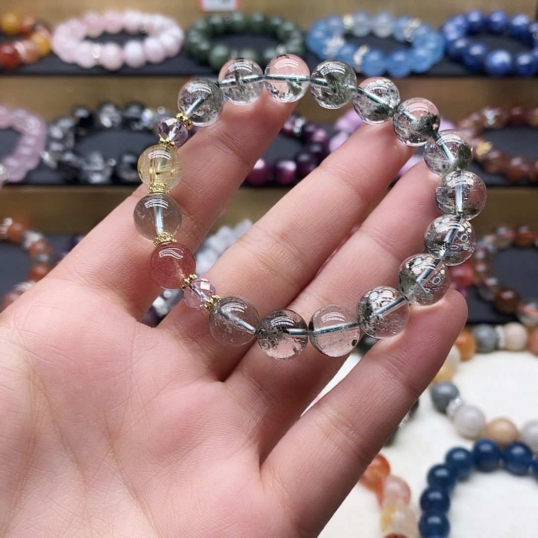 水晶手链未镶嵌绿幽灵