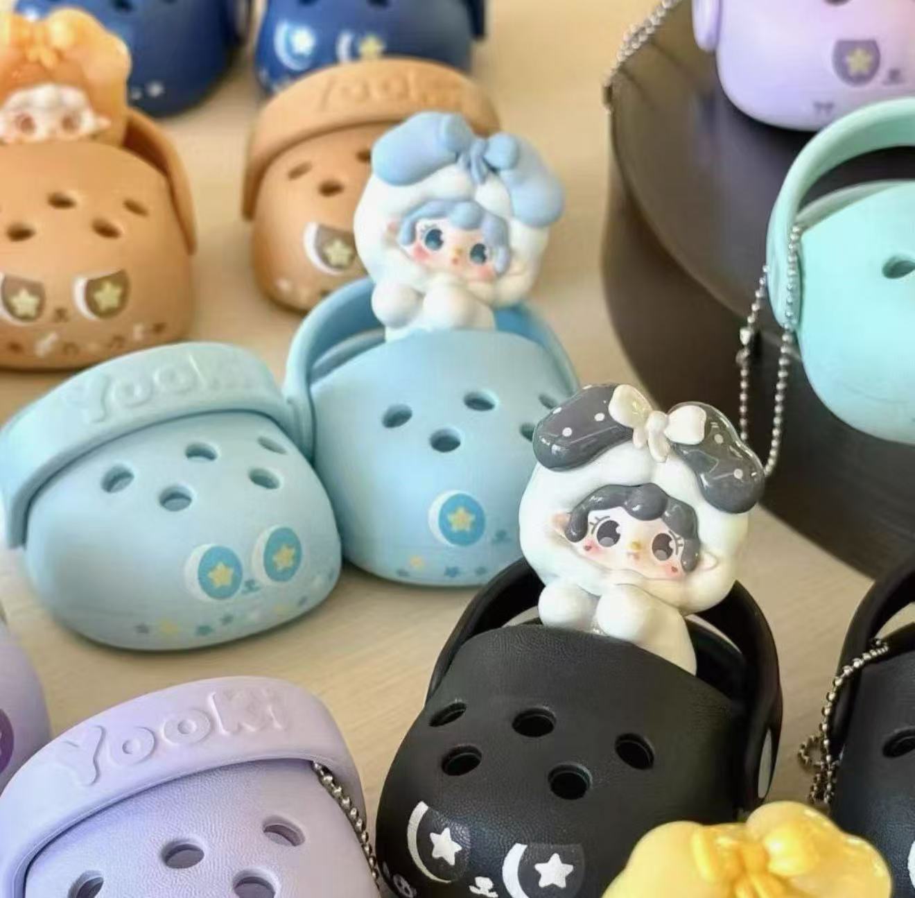 （直播拆）氧氧可爱洞起来萌粒潮玩摆件