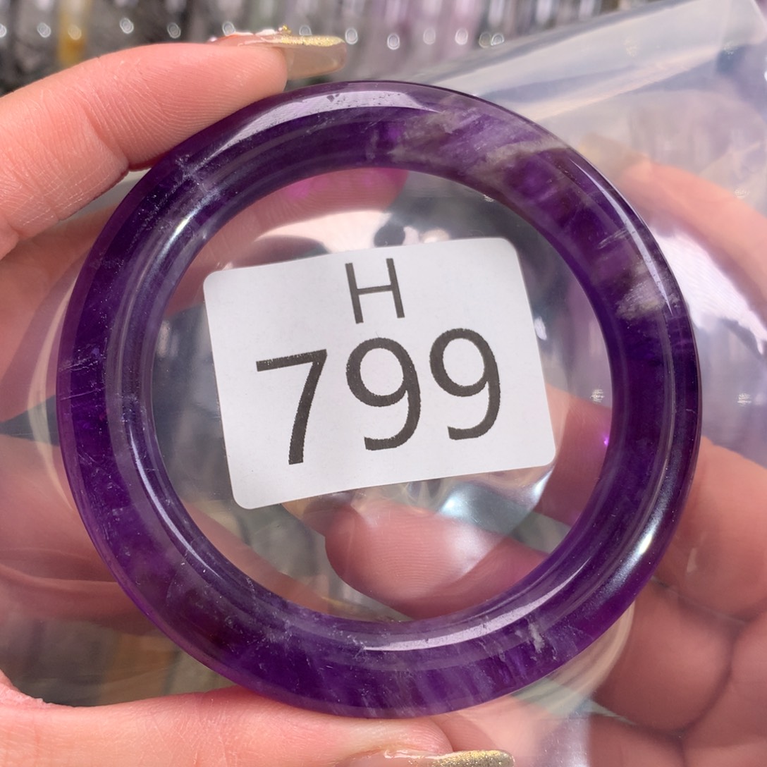 水晶手镯未镶嵌手镯799-55