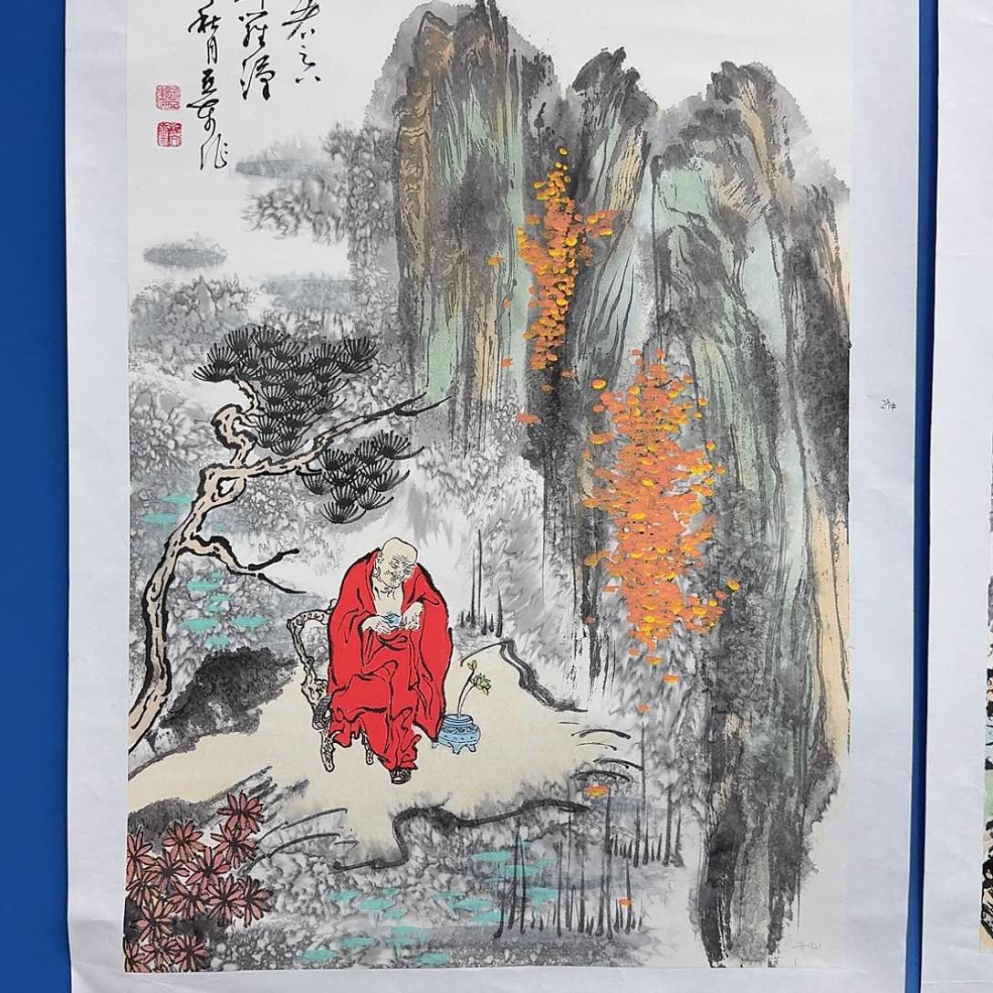 国画多次参加国内外大型