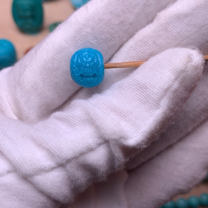 绿松石龙鼓珠10.8未镶嵌