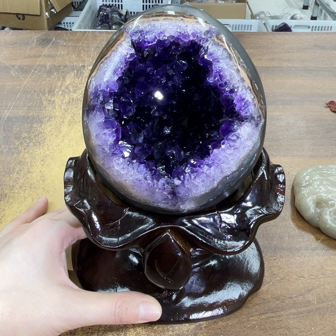 摆件未镶嵌紫晶晶体