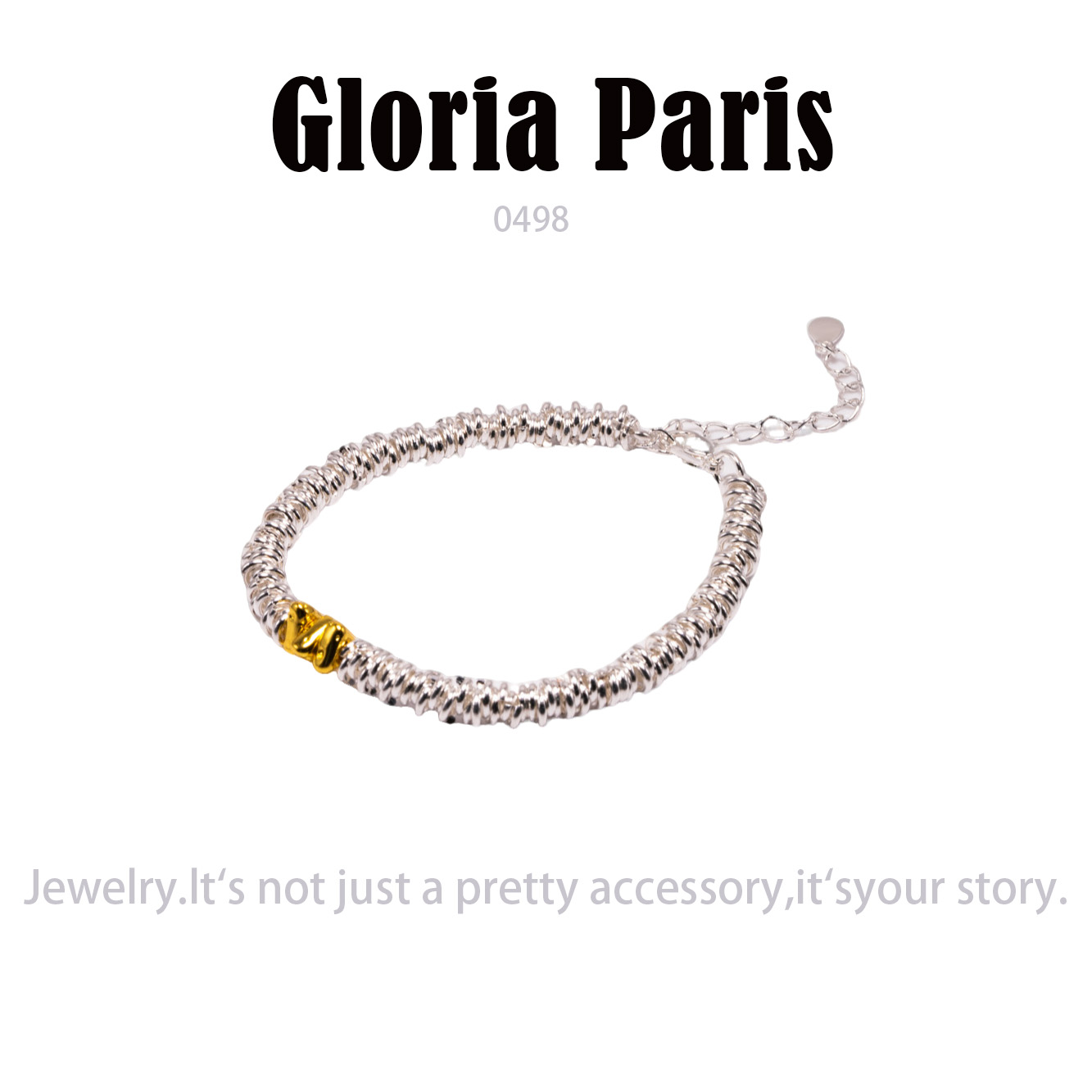 铜合金手链 时尚百搭轻奢设计师手链~0498