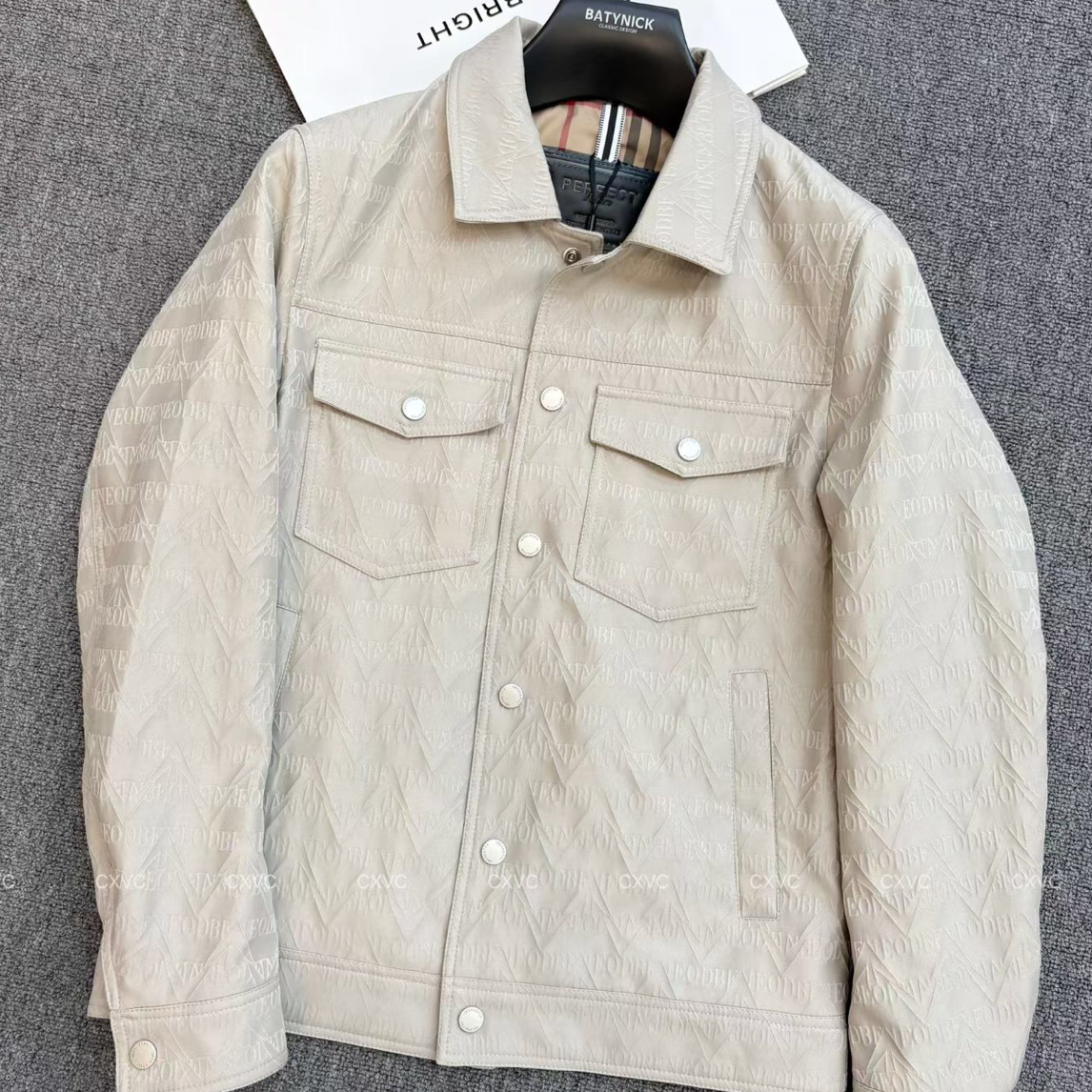 春季新款时尚轻奢翻领韩版修身潮流休闲百搭男士夹克外套