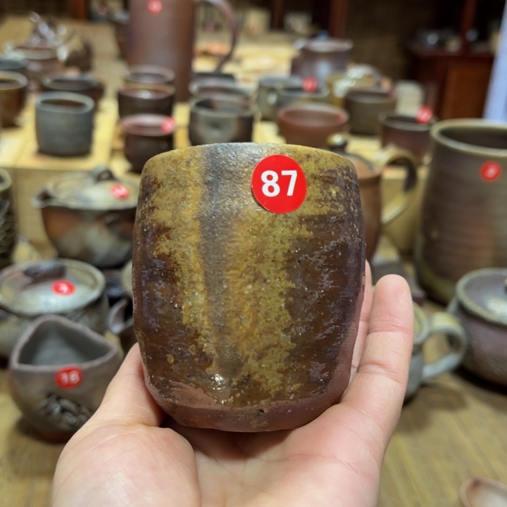 备前茶具茶具小山一草