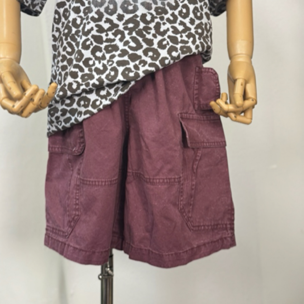 现货  no退换 做旧儿童牛仔中裤 默认微瑕