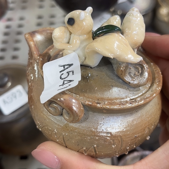 柴烧裸烧纯手工制作瑕疵不退不换