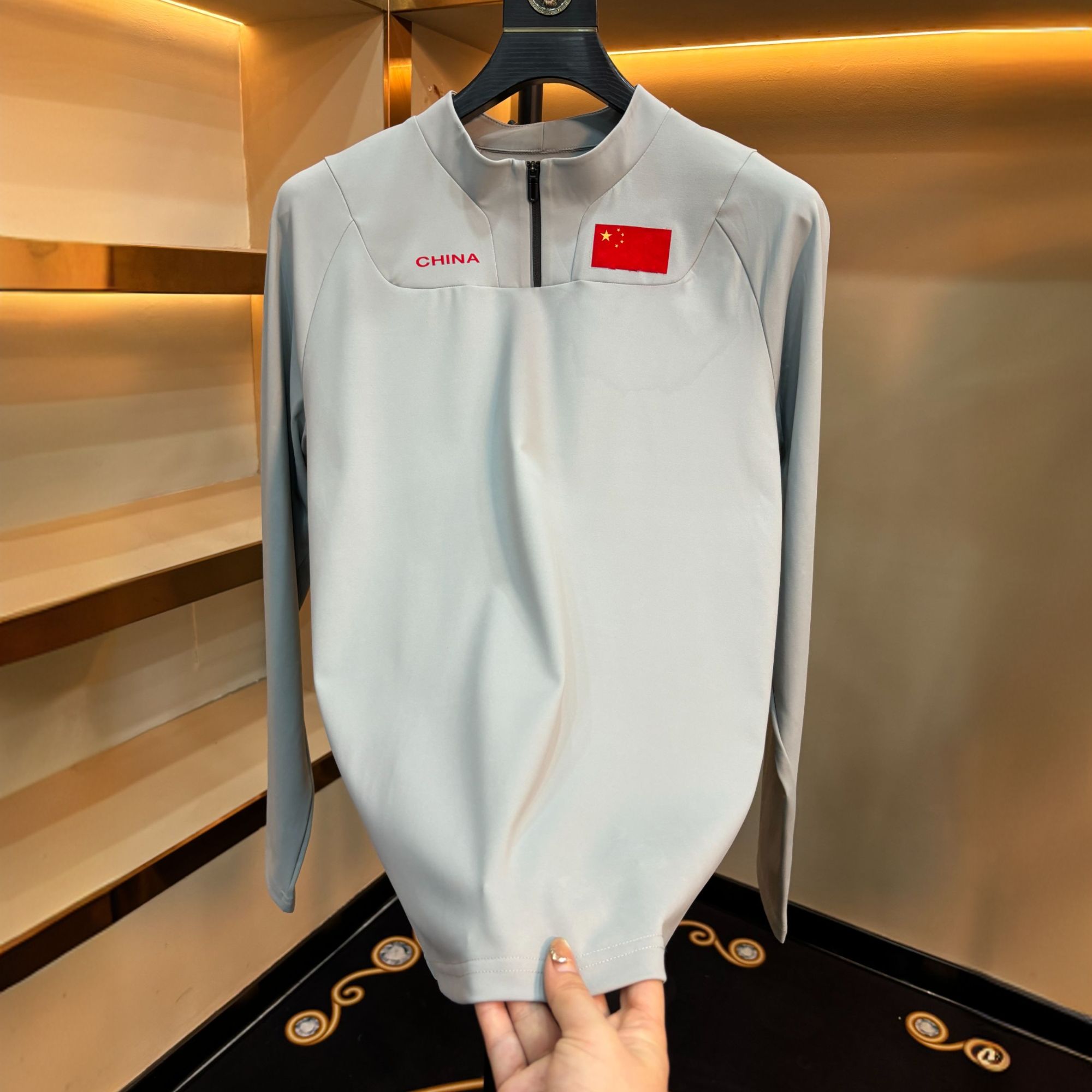 100605卫衣时尚休闲男士长袖运动立领户外男款