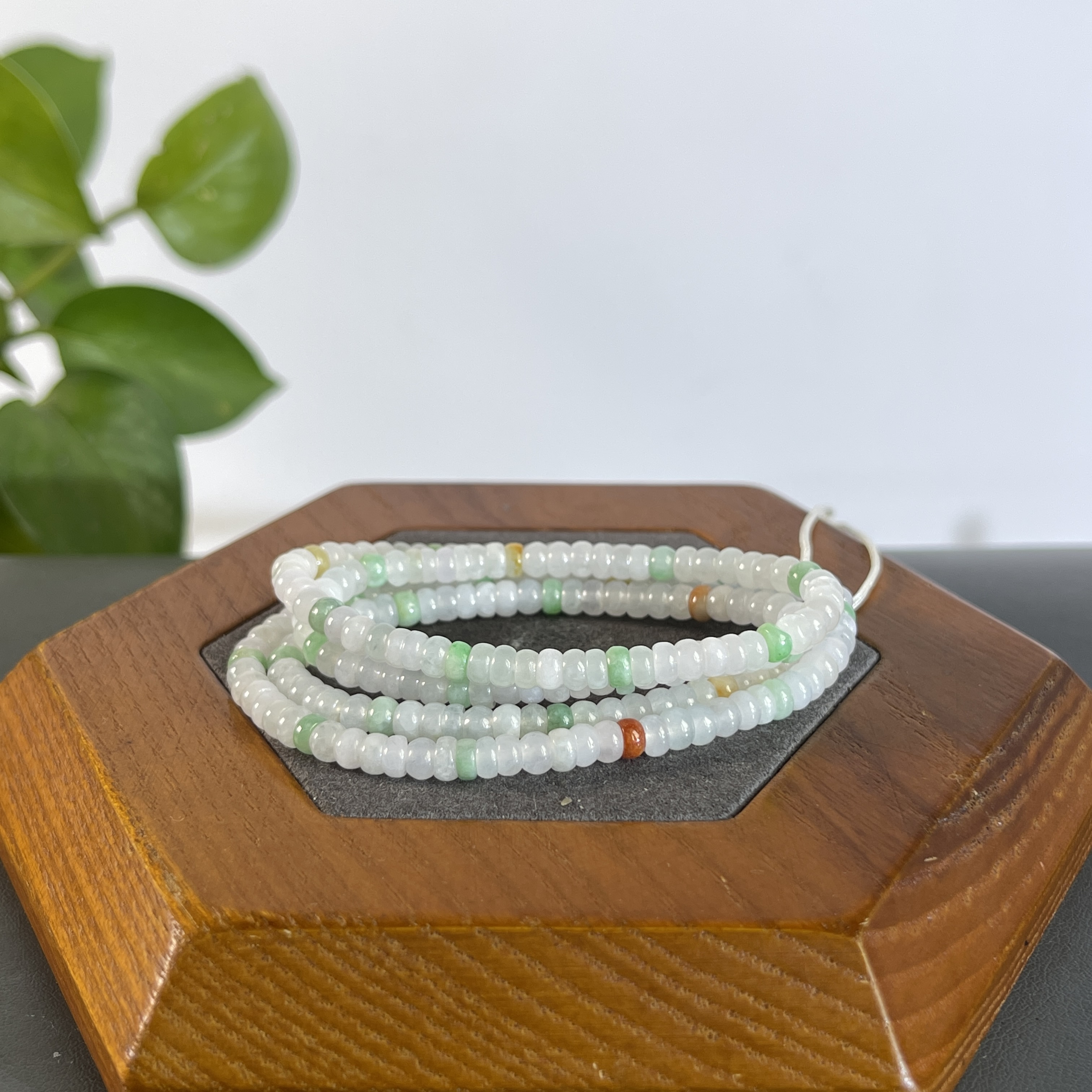 JSB23-204  天然缅甸翡翠A货 翡翠珠链