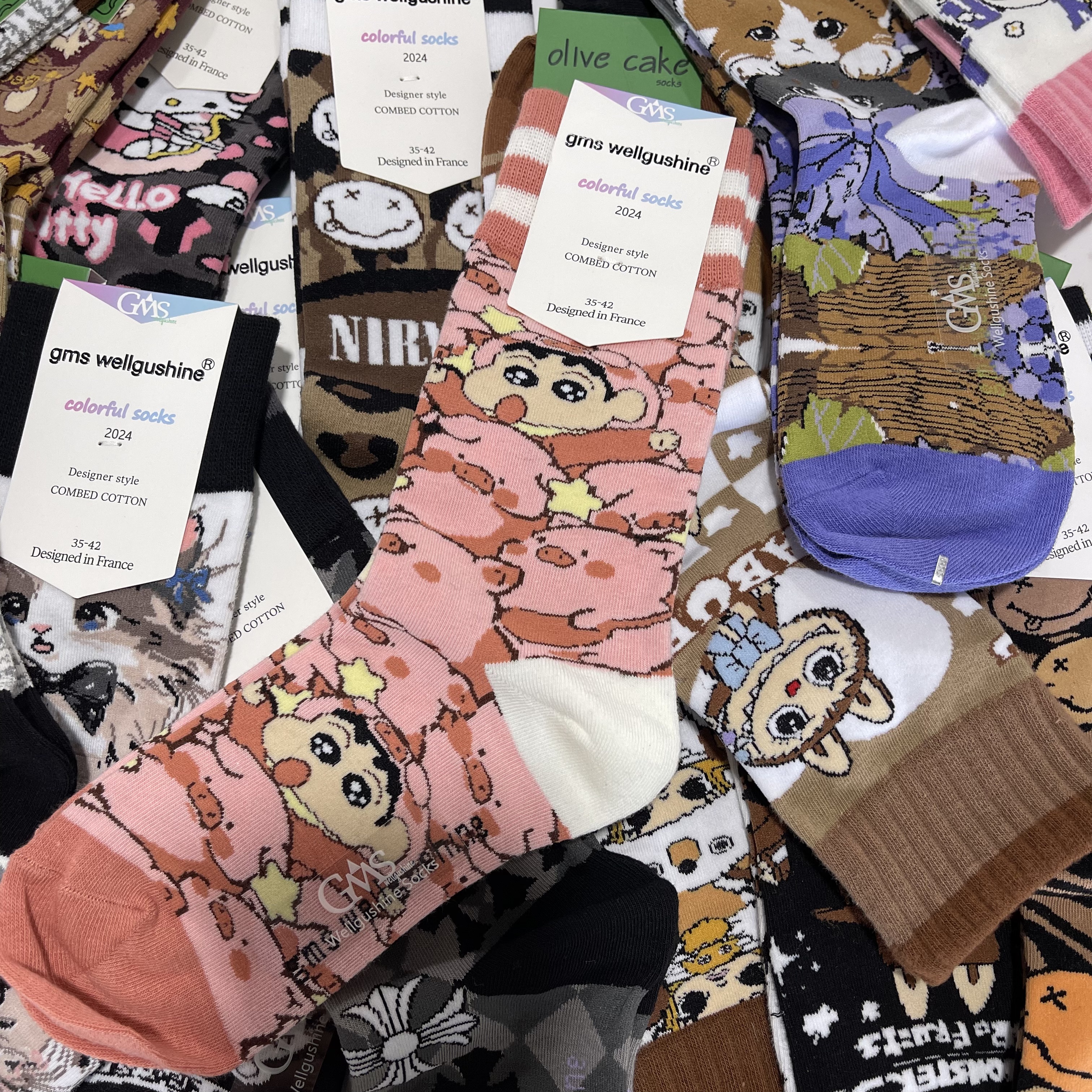 1号链接！（001~200）三只兔潮牌！ins潮袜女袜潮牌！