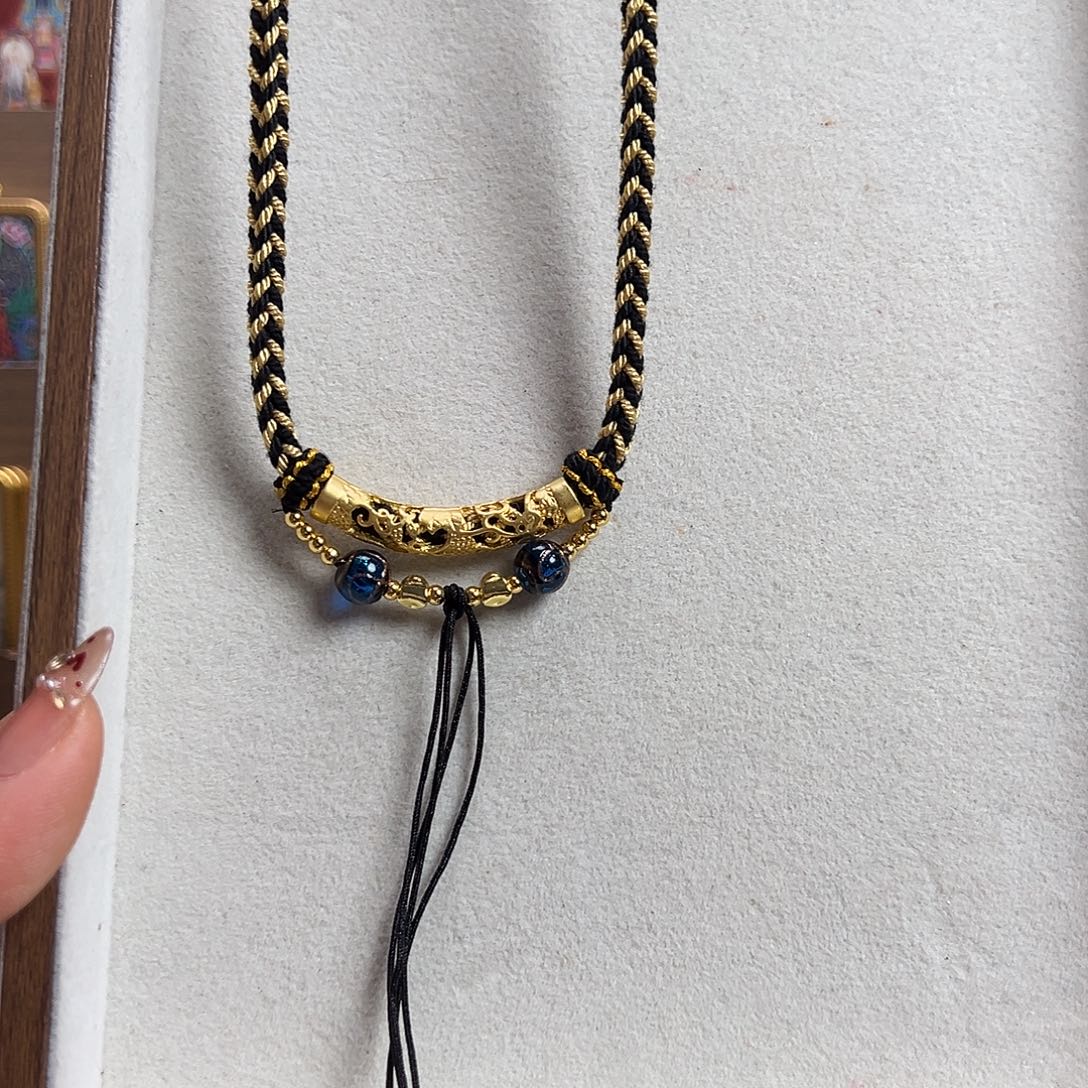 卡****吊坠手编绳唐卡脖挂