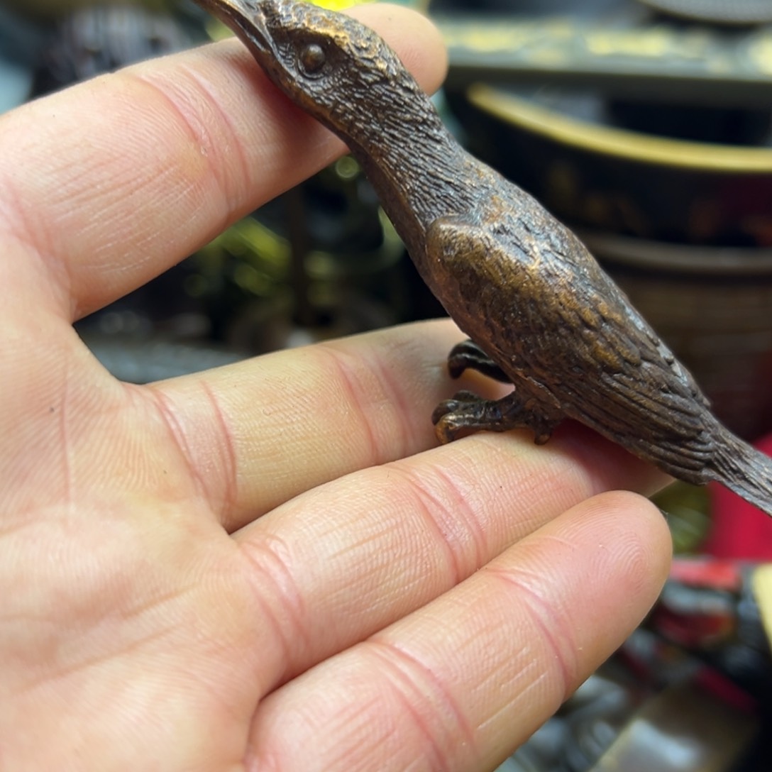 铜摆件欢迎欢迎你