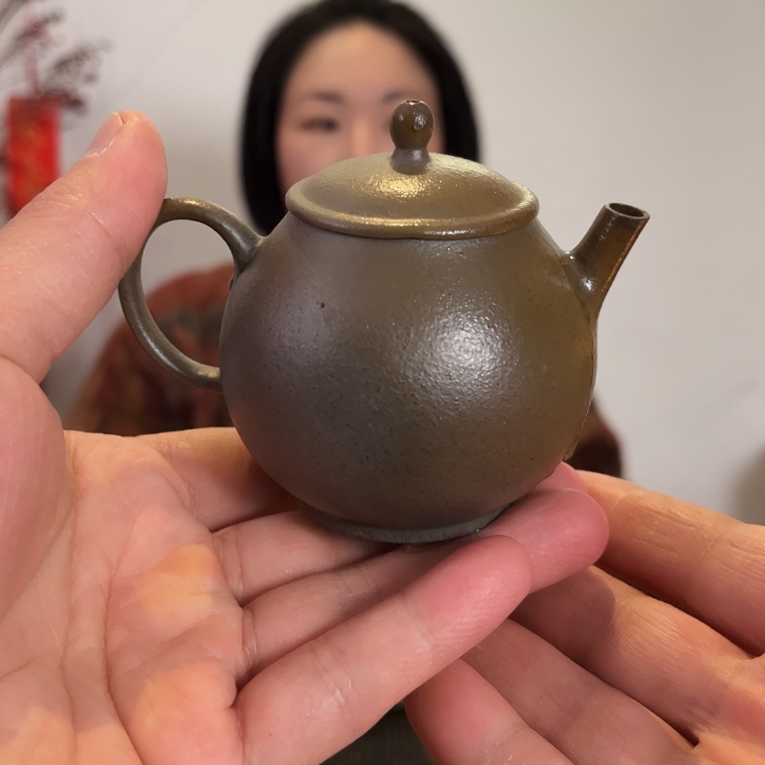 紫砂壶柴烧云潘壶