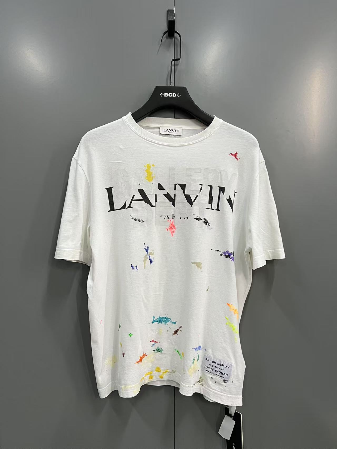 95新 浪凡 （cc）扎染logo印花短袖 M码/bc011161