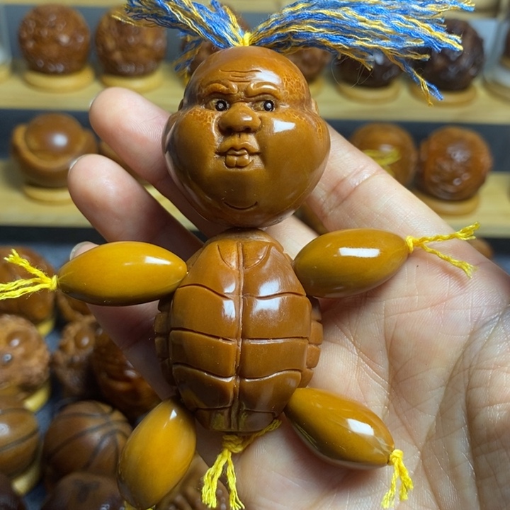 【闪购商品】香榧木沈橄榄核雕刻