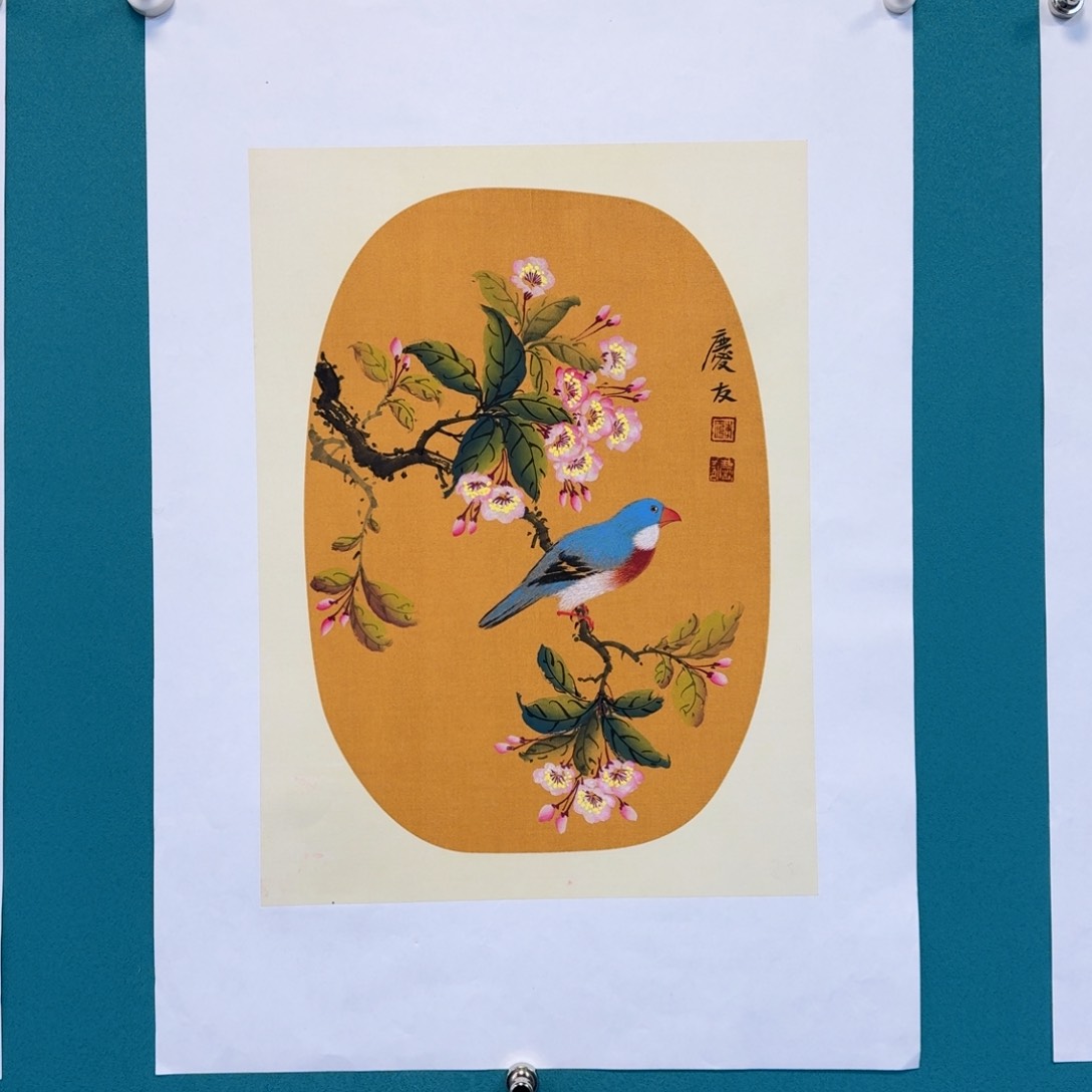 国画李庆友花鸟小品