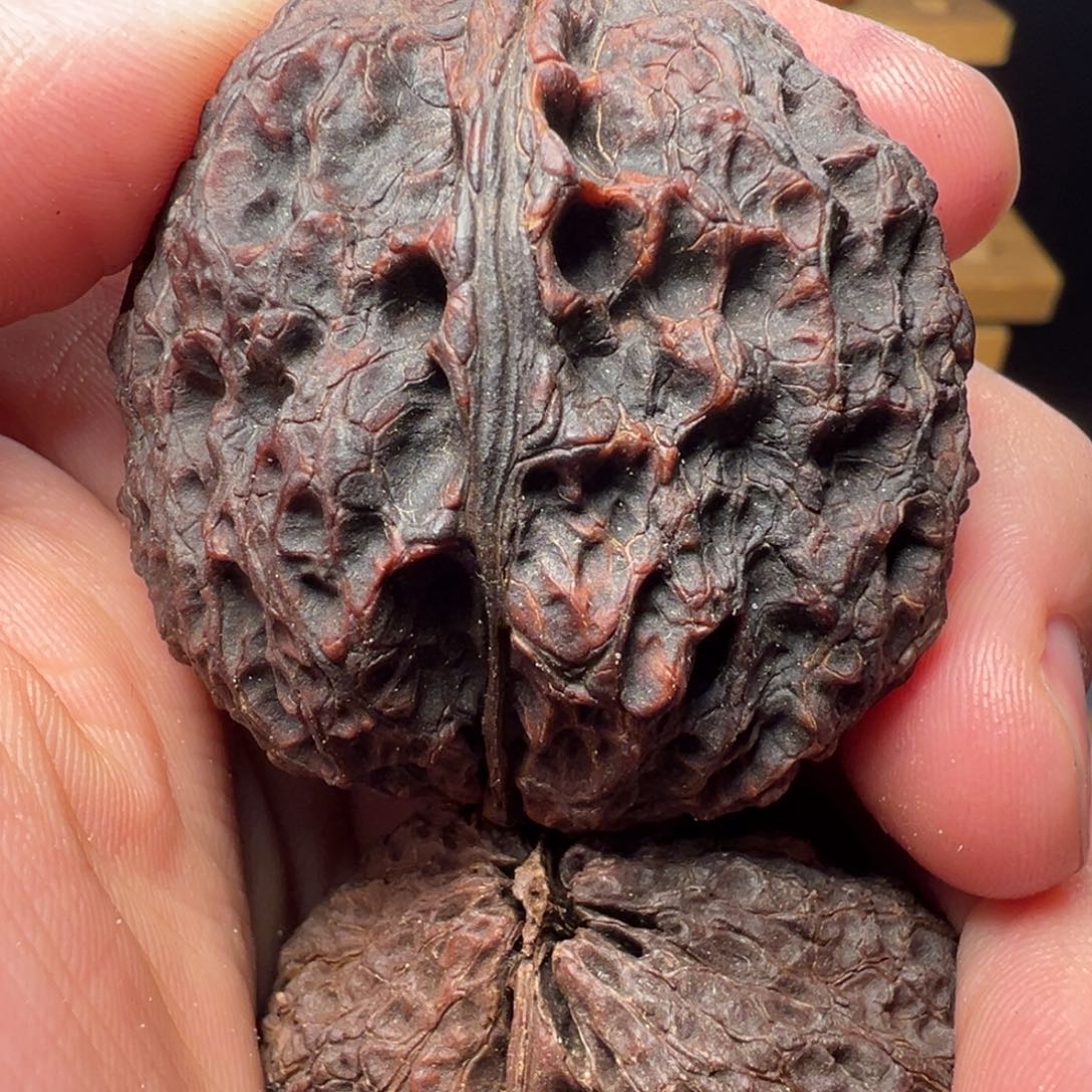文玩核桃吊坠貔貅金蟾47mm