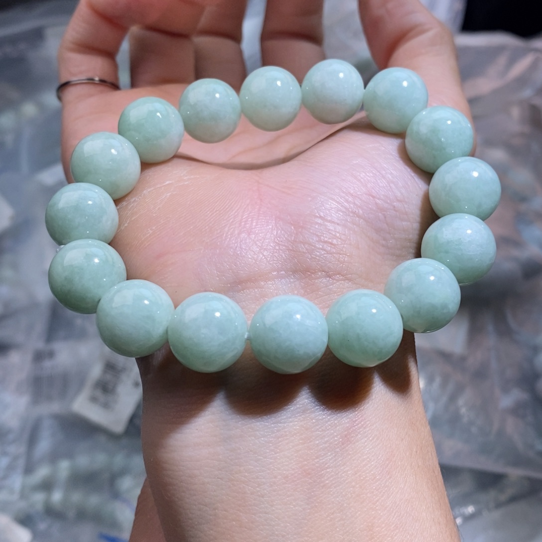 未镶嵌手串翡翠珠链