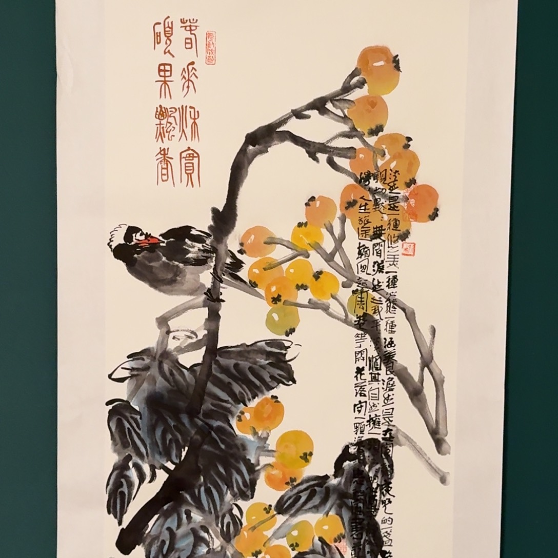国画邹联富老师的作品