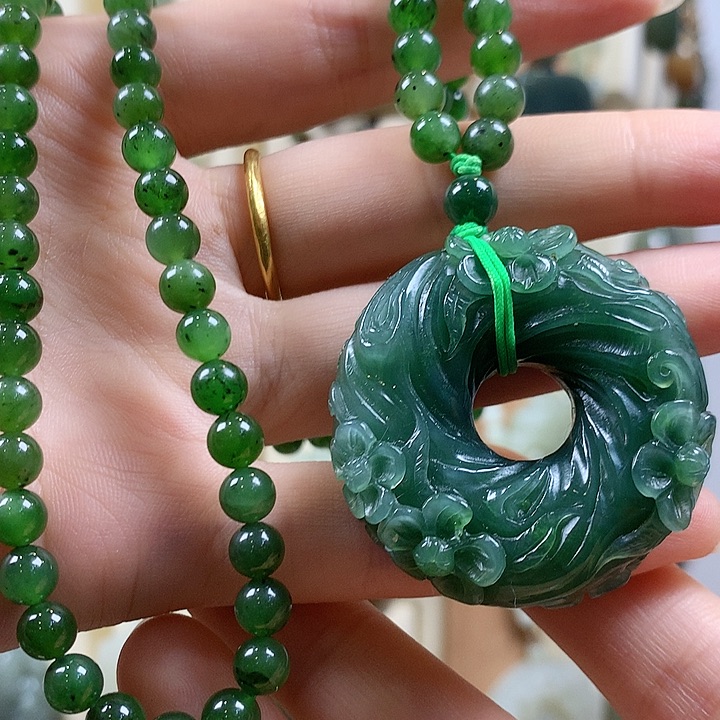 颈饰未镶嵌和田玉?****?