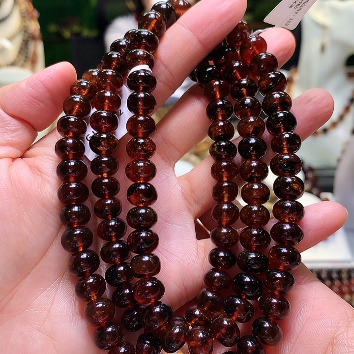 裸石琥珀未镶嵌9m血珀