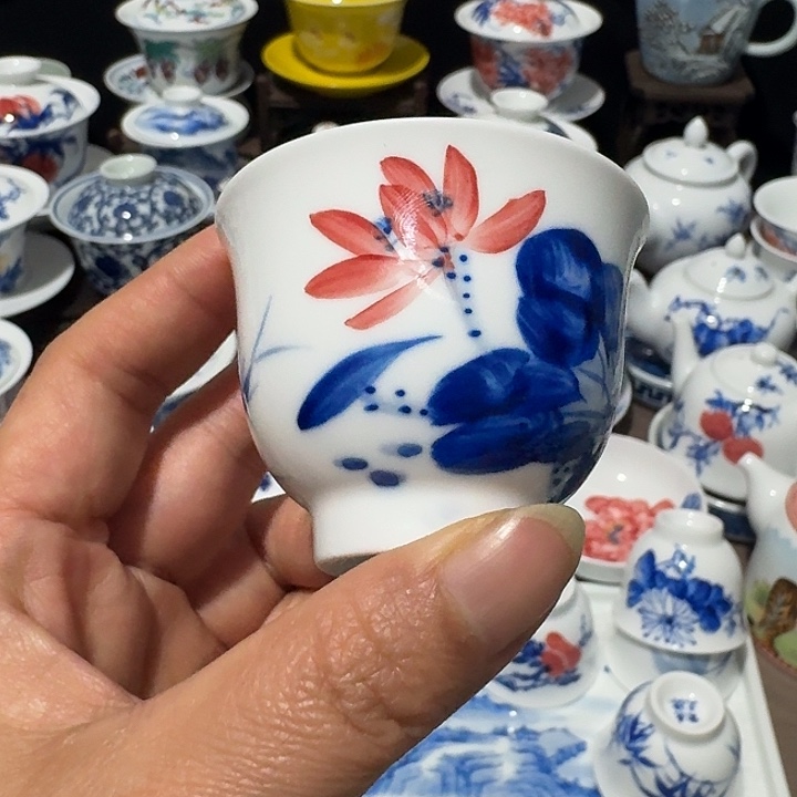 景德镇手工手绘杯