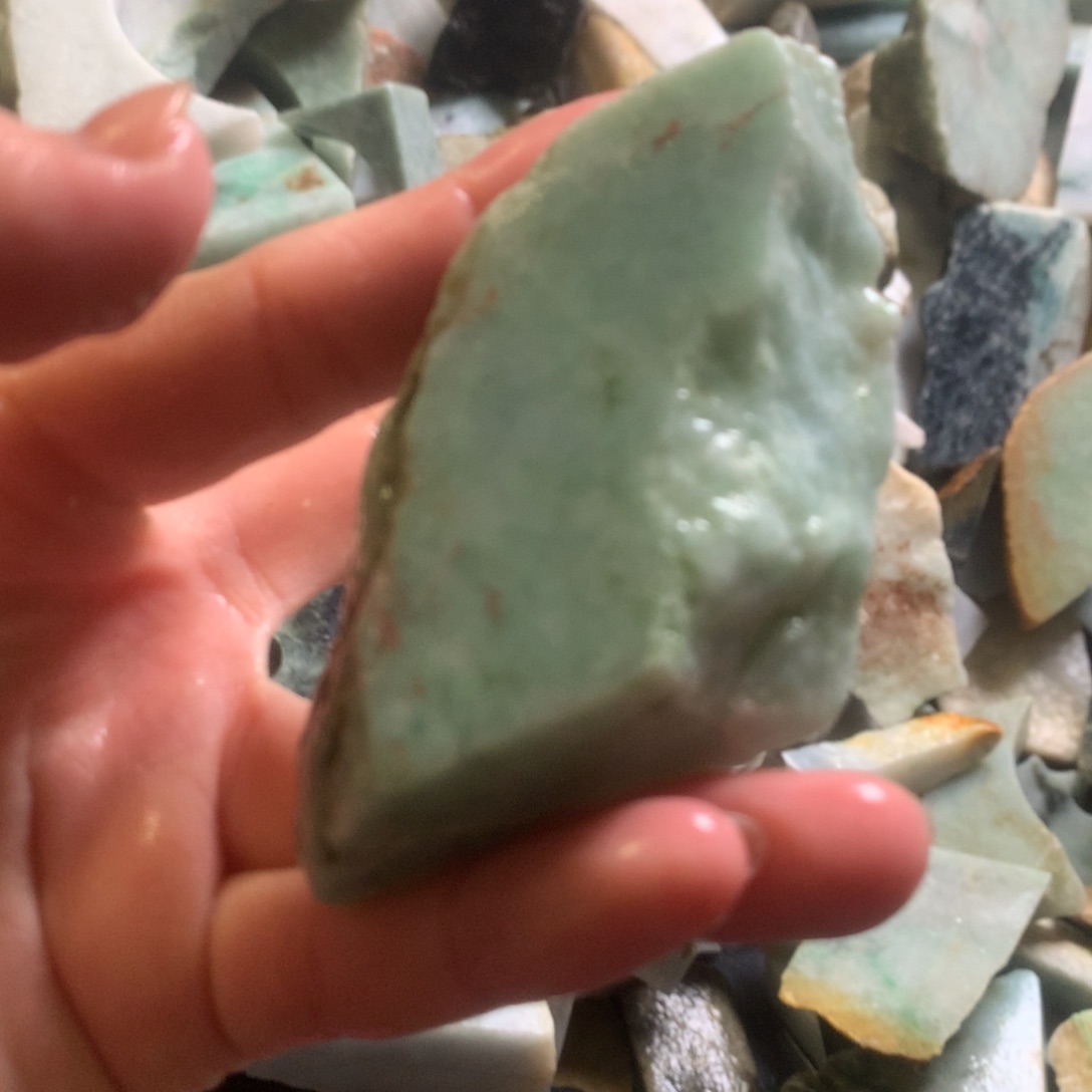 翡翠颈饰未镶嵌缅甸翡翠