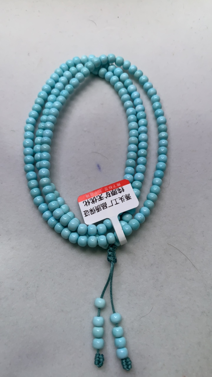 天然原矿绿松石多圈