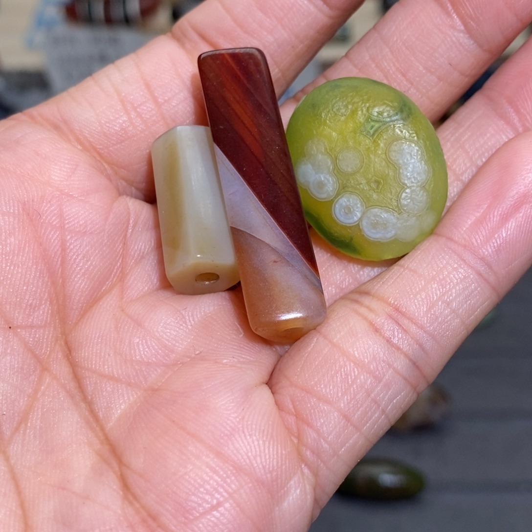 有***️玛瑙/玉髓合金手链