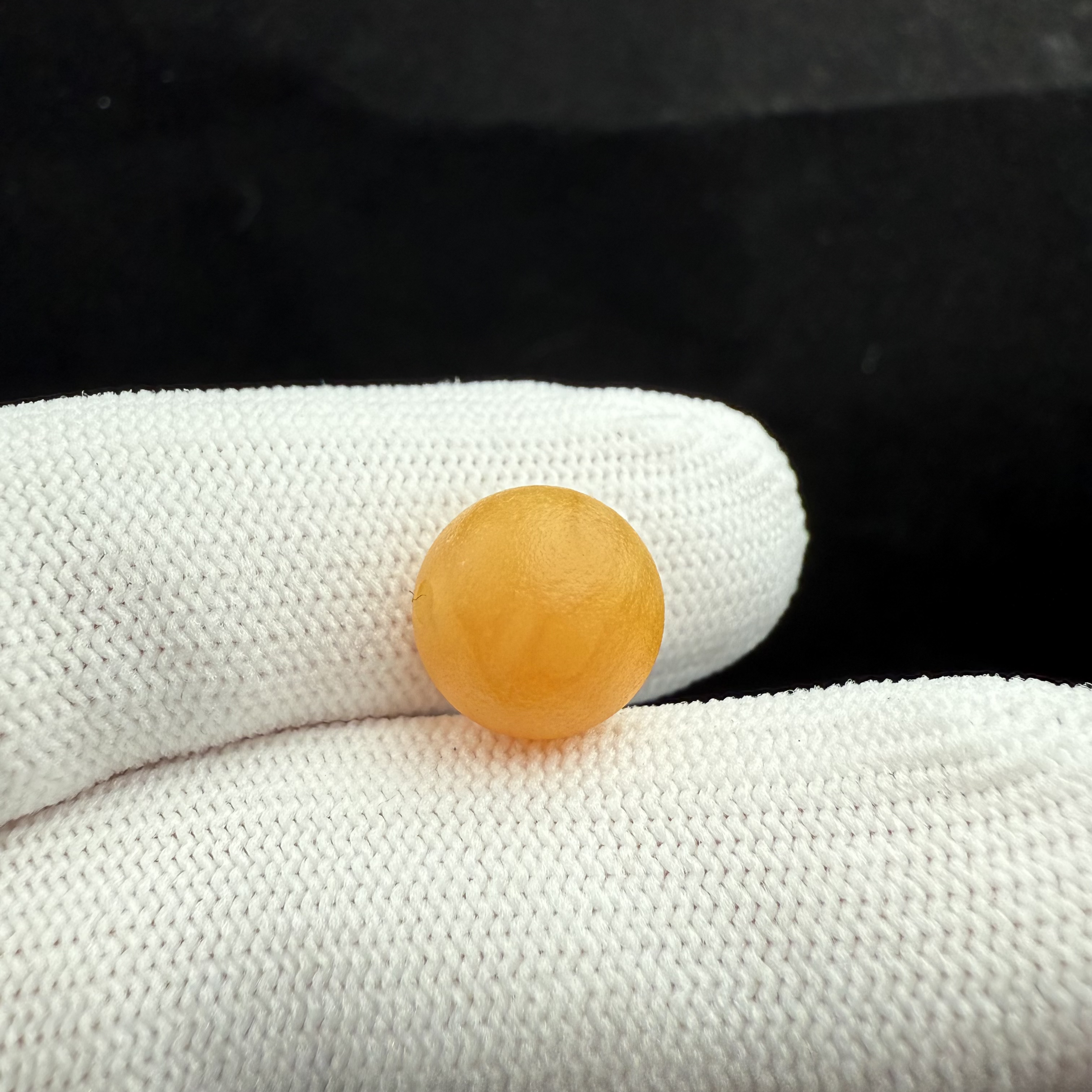 A51-59天然原矿俄料蜜蜡鸡油红圆珠11mm支持复检假一罚十