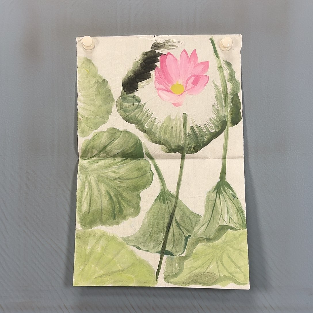 国画1346 牡丹图画师大