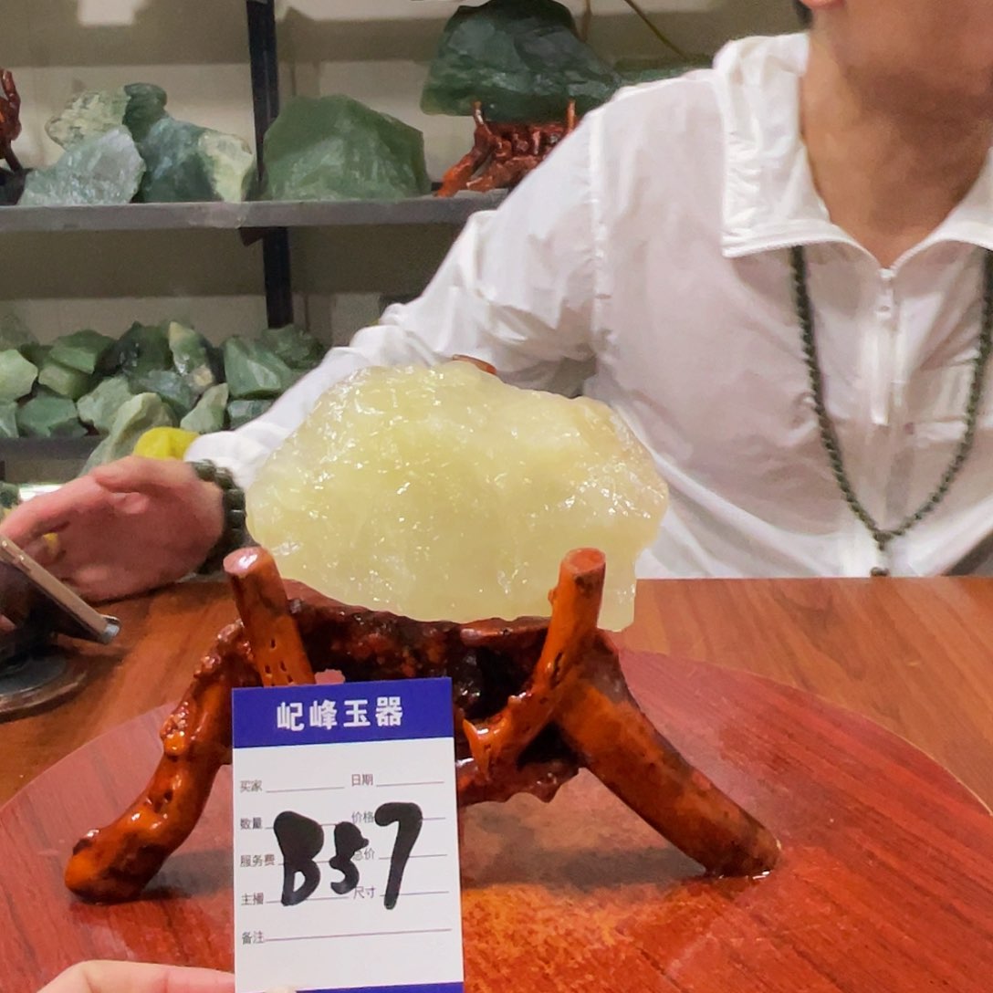 蛇纹石玉未镶嵌原石B57