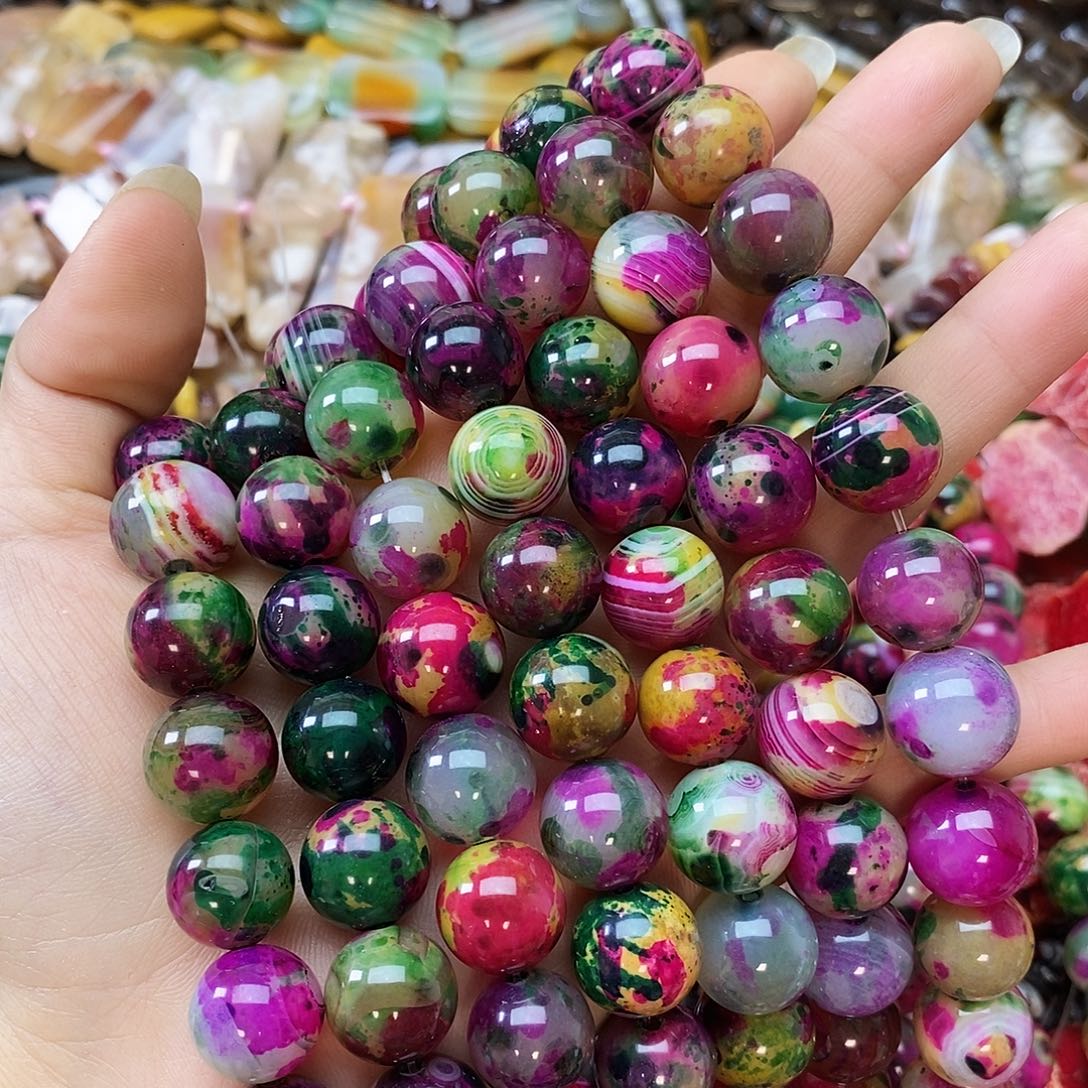 玛瑙/玉髓未镶嵌珠宝半成品卡十四玛瑙一条