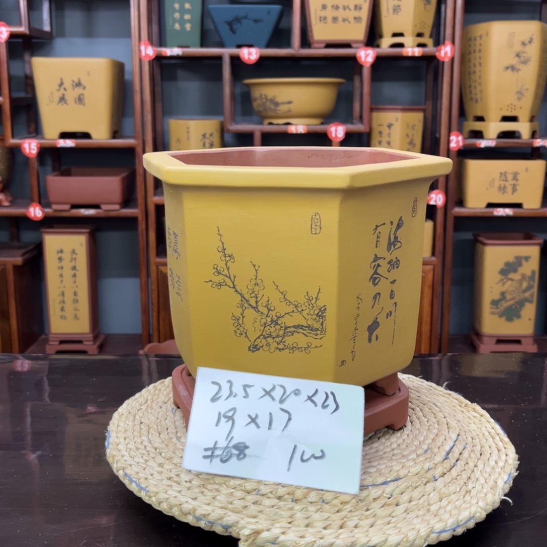 紫砂花盆紫砂花盆