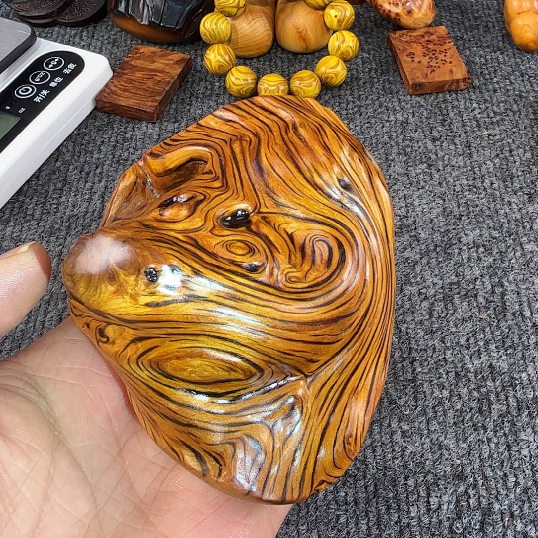 柏木太行崖柏精品手把件