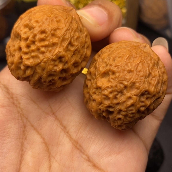 把件文玩核桃40尺蛇皮元宝