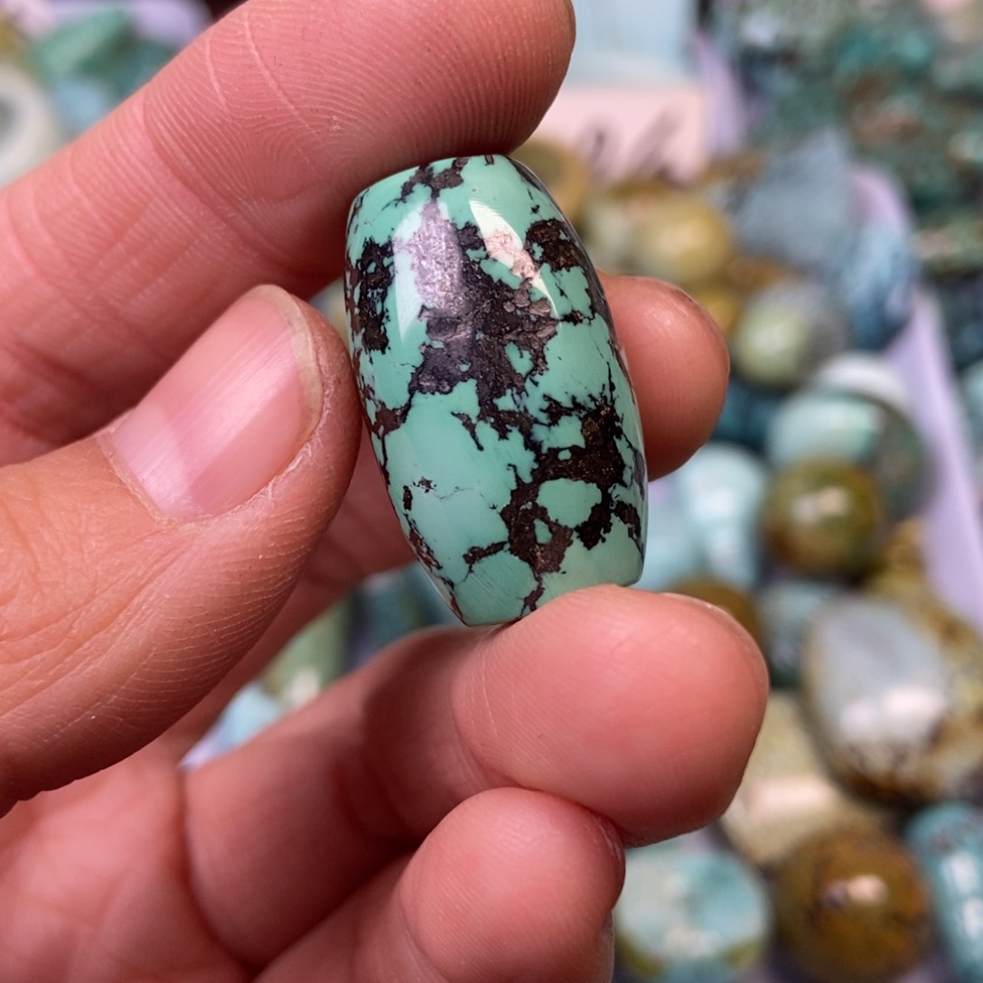 绿松石珠宝奇石未镶嵌